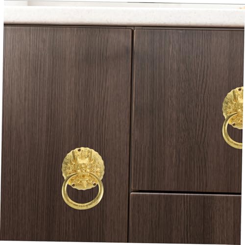 Mobestech 10 Stück Vintage Möbelgriffe Löwenkopf Schubladengriffe aus Robustem Legierungsmetall Dekorative Antike Griffe für Kommode Kleiderschrank Küchenschränke Elegante Goldene Mobestech 10 Stück Vintage Möbelgriffe Löwenkopf Schubladengriffe aus Robustem Legierungsmetall Dekorative Antike Griffe für Kommode Kleiderschrank Küchenschränke Elegante Goldene von Mobestech