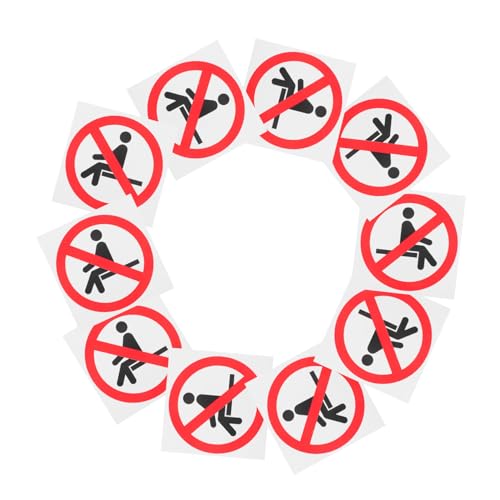 Mobestech 10 Stück Warnschildaufkleber Sicherheitsaufkleber Warnschild Selbstklebende Sicherheitsaufkleber Selbstklebender Warnaufkleber Abnehmbare Werkstatt Mobestech 10 Stück Warnschildaufkleber Sicherheitsaufkleber Warnschild Selbstklebende Sicherheitsaufkleber Selbstklebender Warnaufkleber Abnehmbare Werkstatt von Mobestech