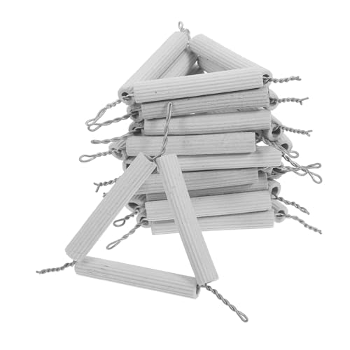 Mobestech 10 Stücke Keramik Tiegel Dreieck für Labor Chemie Heizung Rack Abdeckung Hohe-temperatur Beständig Ton Topf Ständer von Mobestech