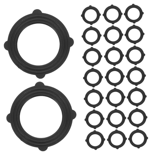 Mobestech 100 Stück Nbr Gummi Dichtungsringe für Gartenschlauch Wasserdichte Unterlegscheiben mit Hoher Druckbeständigkeit Installieren Geeignet für Gartenbewässerung und Wasserhähne Mobestech 100 Stück Nbr Gummi Dichtungsringe für Gartenschlauch Wasserdichte Unterlegscheiben mit Hoher Druckbeständigkeit Installieren Geeignet für Gartenbewässerung und Wasserhähne von Mobestech
