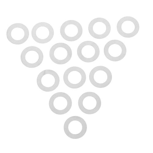 Mobestech 100 Stück Ultradünne Unterlegscheiben Türgriff Einstellringe Reibungsreduzierung Geräuscharm Verstellbar Rostfrei für Möbel und Heimreparatur von Mobestech