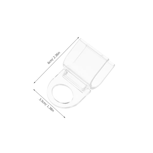 Mobestech 10stücke Vorhangklammer Clip Aus Kunststoff U-förmige Struktur Für Zuverlässigen Halt Transparentes Design Für Wohnzimmer Schlafzimmer Balkon Junge Mädchen Und von Mobestech