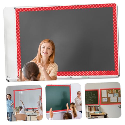 Mobestech 12 Stück Teiliges Magnetisches Dekoratives Wellenkante Rote Punkte Für Pinnwand Tafelrahmen Klassenzimmer Büro Wanddeko Flexibel Anwendbar von Mobestech