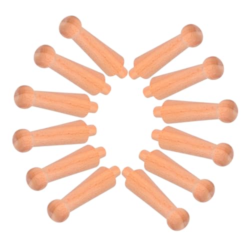 Mobestech 12stücke Holzschnitzerei Möbelspindeln Unfertige Handwerksspindeln Für Garderoben Holzspindeln Für Möbel Weinregal-bastelsäule Rustikale Möbeldekoration Rustikale von Mobestech