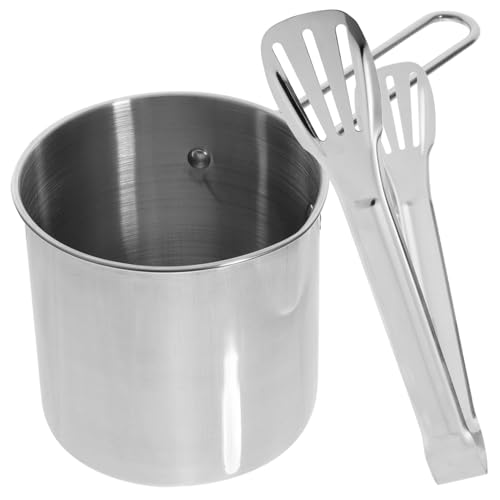 Mobestech 1Satz Frittier Set mit Multifunktionale Fritteuse für Zuhause zum Frittieren von Lebensmitteln Hitzebeständig und Leicht zu Reinigen Leckere von Mobestech