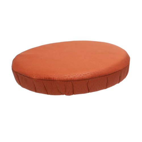 Mobestech 1Stück Runder Stuhlsitzbezug aus Strapazierfähigem Stoff Braun für Barhocker und Restaurantstühle Elegant und rutschfest für Hochzeiten und Partys von Mobestech