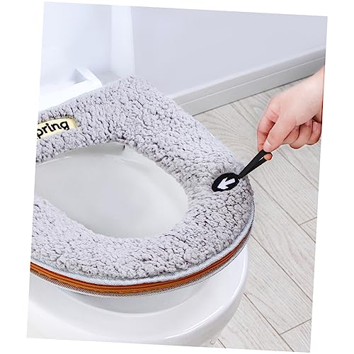 Mobestech Toilettenmattenbezug Mit Reißverschluss Und Sonnenmuster Fusselfrei Für Kalte Tage Bequemer Sitzkissen-bezug von Mobestech