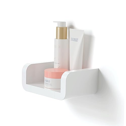 Mobestech Wandaufbewahrung Badezimmer Wasserdichter Organizer Für Shampoo Kosmetik Und Handtücher Badezimmerregal Mühelos Montierbar Ohne Bohren Strapazierfähiges Material Für von Mobestech