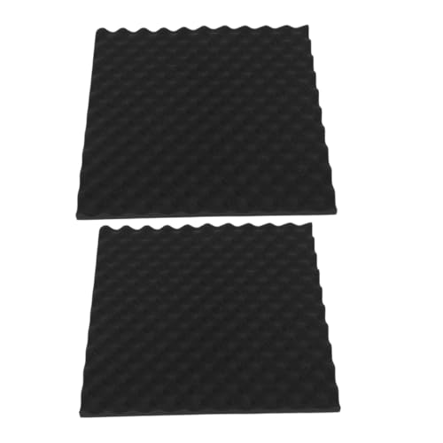 Mobestech 2 STÜCK Hochdichte Akustik Schaumstoffplatten für Wände und Decken für Home Office Aufnahmestudios und Gaming Räume von Mobestech