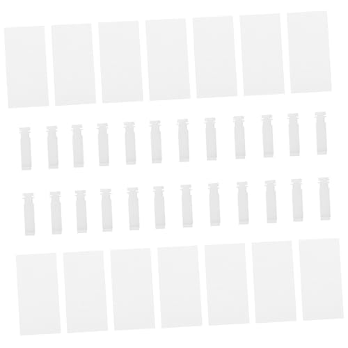 Mobestech 2 Sätze Vertikale Jalousien Reparatur Tabs und Stämme Ersatzteile für Gebrochene Vertikale Installieren Transparent Langlebig von Mobestech