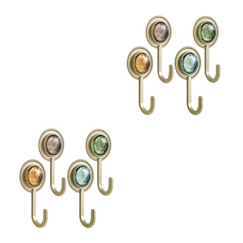 Mobestech 2 Sätze Wandhaken Selbstklebend Vintage Design Bohrfreie Montage Für Badezimmer Und Küche Traceless Haken Für Handtücher Kleidung Und Hüte Halt Kein Beschädigen Der 4 Stück * 2 Mobestech 2 Sätze Wandhaken Selbstklebend Vintage Design Bohrfreie Montage Für Badezimmer Und Küche Traceless Haken Für Handtücher Kleidung Und Hüte Halt Kein Beschädigen Der 4 Stück * 2 von Mobestech