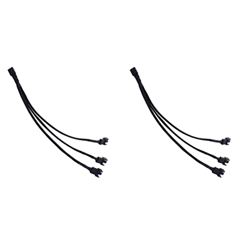 Mobestech 2 Stück 4 Lüfter-Splitter c-Kabel Stromversorgungskabel Computer-Fan Stromkabel Lüfterkabel Verlängerungskabel für Lüfter Rechner Nylongewebe Spender 4polig Mobestech 2 Stück 4 Lüfter-Splitter c-Kabel Stromversorgungskabel Computer-Fan Stromkabel Lüfterkabel Verlängerungskabel für Lüfter Rechner Nylongewebe Spender 4polig von Mobestech