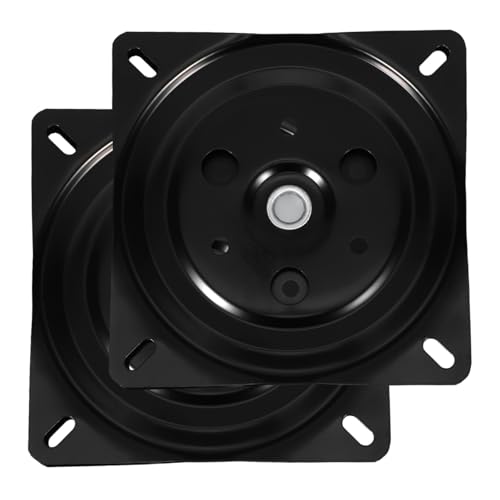 Mobestech 2 Stück Drehplatte für Möbel 360° Schwenkmechanismus für Barhocker Bürostühle Tv Ständer Ersatzteil von Mobestech