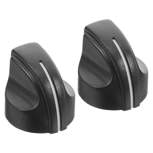 Mobestech 2 Stück Kunststoff Potentiometer Drehknopf Fluted Shaft Bedienknopf für Audio Tv Elektronik Robust Vielseitig und Einfach zu Montieren von Mobestech