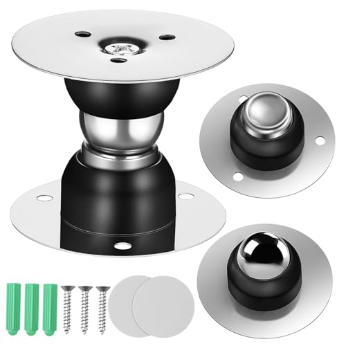 Mobestech 2 Stück Magnetischer Türstopper Selbstklebend Türhalter für Wohnmobile Trailer und Zuhause Bohrung Erforderlich Platzsparendes Design Starker Magnetverschluss von Mobestech