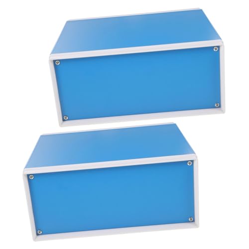 Mobestech 2 Stück Metall Projektgehäusebox Robustes Elektrisches Anschlussgehäuse für Innen Außenbereich Vielseitig Verwendbar Stabile Metallkonstruktion Kompakt und Anpassbar Mobestech 2 Stück Metall Projektgehäusebox Robustes Elektrisches Anschlussgehäuse für Innen Außenbereich Vielseitig Verwendbar Stabile Metallkonstruktion Kompakt und Anpassbar von Mobestech