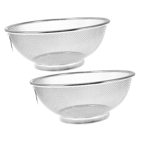Mobestech 2 Stück Ölfilter Fritteuse Ölsieb Fritteuse Sieb Ölschale Für Küche Fettsieb Küchensieb Korb Frittierkorb Filter Für Suppe Silber Edelstahl Mobestech 2 Stück Ölfilter Fritteuse Ölsieb Fritteuse Sieb Ölschale Für Küche Fettsieb Küchensieb Korb Frittierkorb Filter Für Suppe Silber Edelstahl von Mobestech