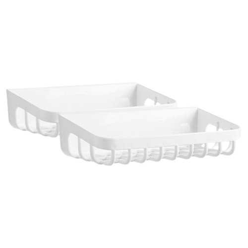 Mobestech 2 Stück Selbstklebende Wandablage Badregal ohne Bohren Modernes Aufbewahrungskorb mit Großem Fassungsvermögen für Badezimmer und Küche Robustes Material Vielseitig für Kleine Mobestech 2 Stück Selbstklebende Wandablage Badregal ohne Bohren Modernes Aufbewahrungskorb mit Großem Fassungsvermögen für Badezimmer und Küche Robustes Material Vielseitig für Kleine von Mobestech