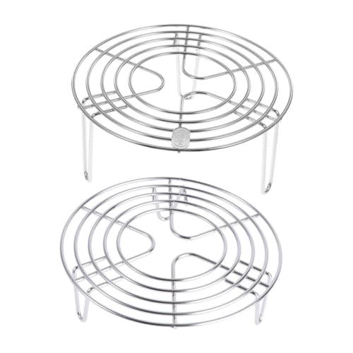 Mobestech 2 Stück Teiliges Dampfgarer Stabiles Mehrzweck Dämpfgestell Hitzebeständig und Kompakt für Gemüse Fisch Eier Vielseitig in Küche und Restaurant Mobestech 2 Stück Teiliges Dampfgarer Stabiles Mehrzweck Dämpfgestell Hitzebeständig und Kompakt für Gemüse Fisch Eier Vielseitig in Küche und Restaurant von Mobestech