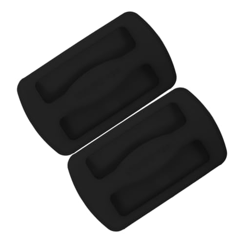 Mobestech 2 Stück Toasterabdeckung Toaster-Maschinenteil Deckel der Sandwichmaschine Kleingeräteabdeckung Abdeckung der Schneidemaschine Toaster Geräteabdeckung Kieselgel Schwarz von Mobestech