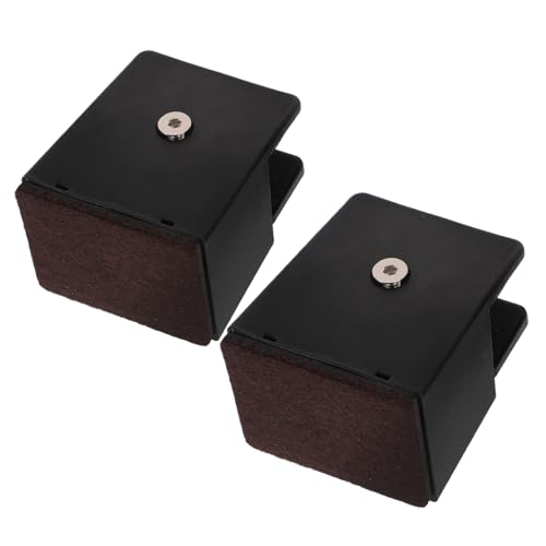 Mobestech 2 Stück Verstellbare Möbel Erhöhungen Bettfüße für Tisch Schrank Sofa Stabile Möbelheber mit Hoher Tragkraft für Bett und Schreibtisch von Mobestech
