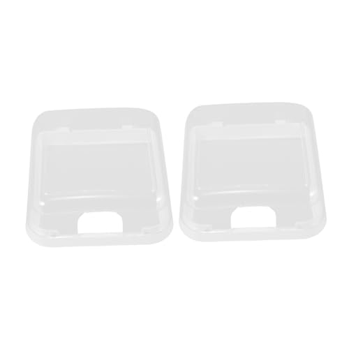 Mobestech 2 Stück wasserdichte Steckdosenschutzhülle Outdoor-Steckerabdeckungen wasserdicht Buchse Babysicherheit Versteck Bad schützend Wandverkleidung Outdoor-Steckerschutz pp Transparent von Mobestech