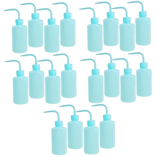 Mobestech 20 Stück Flasche Mehrzweck-Blau – Flasche Augenspray Seife Soße Verlängerungen Grüne Tätowierungen Kosmetik Wimpernfutter Pflanze Und Gebogene Mehrzweck-Wimpernpiercings von Mobestech