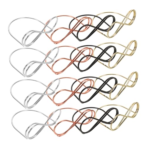 Mobestech 20stücke Visitenkartenhülle Aus Metall Kompakter Kartenhalter Für Schreibtisch Memo-Clip Organizer Für Hochzeitsdekoration Büro Und Veranstaltungen Platzkartenhalter Mit von Mobestech