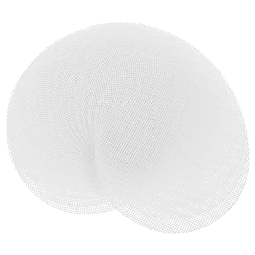 Mobestech 20 Stück Runde Silikon Dämpfermatte Antihaft Dampfboden für Brötchen Dumplings Dampfgarer Lebensmittelechtes Material Wiederverwendbar und Platzsparend von Mobestech