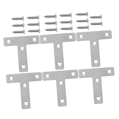 Mobestech 25 Stück Teiliges Edelstahl Metallverbinder Halterung mit Schrauben für Möbelverbinder Stabile Rostfreie Verbindung Einfache Montage für Heim und Büro von Mobestech