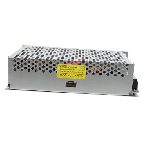 Mobestech 250W Universelles Schalttransformator für LED Lichtleisten Cctv Computerprojekte Hohe Effizienz Einfach zu Installieren Vielseitig Einsetzbar von Mobestech