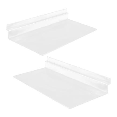 Mobestech 2Stücke Transparente Wandregale für Schuhe Vielseitige Aufbewahrungslösungen für Wohnzimmer Schlafzimmer und Flur Installieren Leicht und von Mobestech