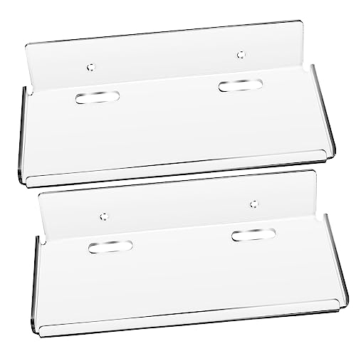 Mobestech 2Stücke Wandregale Multifunktionale Schweberegale ohne Bohren für Schlafzimmer Wohnzimmer Badezimmer Stabile Konstruktion Einfache Installation mit Traceless Kleber von Mobestech