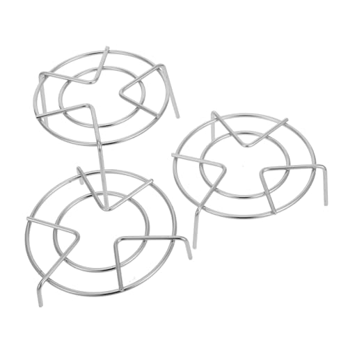 Mobestech 3 STÜCKE Teiliges Dampfgarer Rack aus Verstellbare Steamer Ständer für Töpfe Robuster Dampfgarer Einsatz für Druckkochtöpfe und Induktionsherde von Mobestech