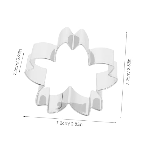 Mobestech 3 Stück Edelstahl Ausstechformen Kirschblüte Keksform Backzubehör für Plätzchen Torten Dekorationen Party Backen Küchenwerkzeug Mobestech 3 Stück Edelstahl Ausstechformen Kirschblüte Keksform Backzubehör für Plätzchen Torten Dekorationen Party Backen Küchenwerkzeug von Mobestech