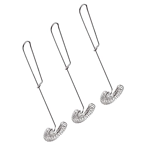 Mobestech 3 Stück Eierschläger Set Teilig Handmixer mit Federkopf für Rühren von Eiern und Milch und Ergonomisches Küchengerät für Zuhause von Mobestech