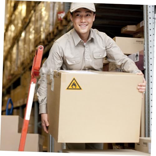 Mobestech 3 Stück Flammbar Warnaufkleber Pet Material Langlebig Verschleißfest Selbstklebend Feuerwarnung Sicherheitszeichen für Zuhause Büro Werkstatt Öffentliche Bereiche von Mobestech