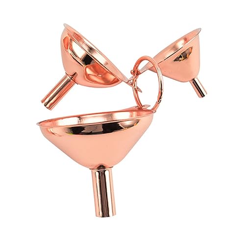 Mobestech 3 Stück Mini Trichter Set Teiliges Set für Flüssigkeiten Breiter Öffnung Rostfrei zum Befüllen Kleiner Flaschen Einfach zu Reinigen Lagern Mobestech 3 Stück Mini Trichter Set Teiliges Set für Flüssigkeiten Breiter Öffnung Rostfrei zum Befüllen Kleiner Flaschen Einfach zu Reinigen Lagern von Mobestech