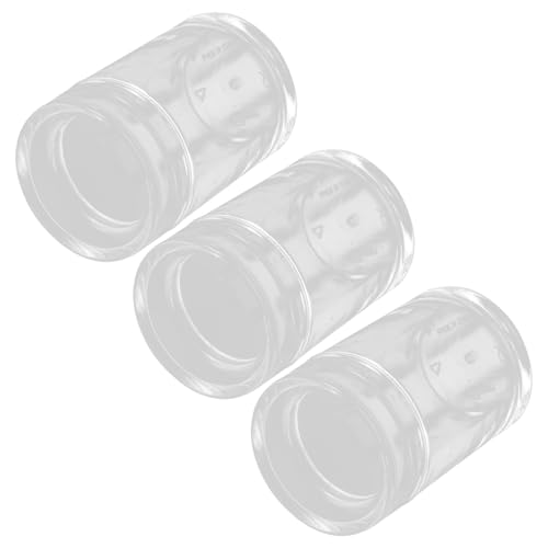 Mobestech 3 Stück Teiliges Transparenter Wattepad und Wattestäbchen Aufbewahrungsboxen aus Hochwertigem Leicht Stapelbar Staubdicht für Badezimmer Schminktisch und Kosmetikorganisation von Mobestech