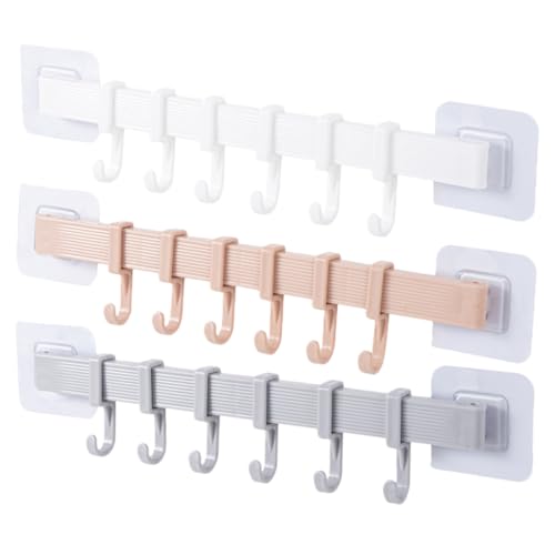 Mobestech 3 Stück Teiliges Wandmontiertes Garderobenhaken Drehbaren Haken Robuste Wandhaken für Küche Bad Schlafzimmer zur Aufbewahrung von Hüten Handtüchern Mänteln Vielseitig Einsetzbar Mobestech 3 Stück Teiliges Wandmontiertes Garderobenhaken Drehbaren Haken Robuste Wandhaken für Küche Bad Schlafzimmer zur Aufbewahrung von Hüten Handtüchern Mänteln Vielseitig Einsetzbar von Mobestech