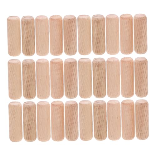 Mobestech 300 Stück Holz-dübel aus Massivholz mit Gerillter Oberfläche für Einfache Montage Verbesserte Stabilität und Vielseitige Anwendung bei Möbelbau Handwerk und Holzreparatur Mobestech 300 Stück Holz-dübel aus Massivholz mit Gerillter Oberfläche für Einfache Montage Verbesserte Stabilität und Vielseitige Anwendung bei Möbelbau Handwerk und Holzreparatur von Mobestech