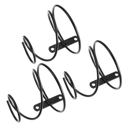 Mobestech 3Stücke Teiliges Wand Weinregal Spiralförmigen Design Robuster Weinhalter für Rotweinflaschen Platzsparend und Langlebig für Stilvolle Weinpräsentation von Mobestech