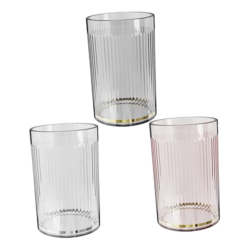 Mobestech 3stücke Zahnbürstenbecher Für Badezimmer Wiederverwendbar Glatte Oberfläche Sicher Zu Verwenden Platzsparend Geeignet Für Küche Oder Bad Als Mundwasserbecher Oder Trinkbecher von Mobestech