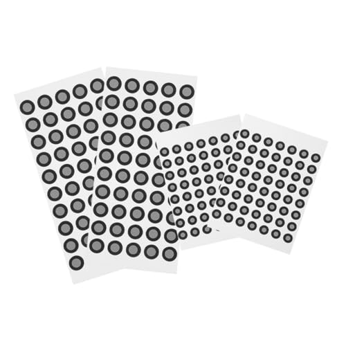 Mobestech 4 Blätter Scanner Tracking Dots Hochreflektierende Positionierungsmarkierungen Präzise Scanning Punkte Kompatibel für Industrie Medizin Animation von Mobestech
