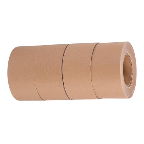 Mobestech 4 Rollen Wasseraktiviertes Papierklebeband Beschreibbar Stark Haftend Hitzebeständig Braunes Kraftpapier Selbstklebend Flexibel Zuschneidbar für Versand Verpackung Umzug und Mobestech 4 Rollen Wasseraktiviertes Papierklebeband Beschreibbar Stark Haftend Hitzebeständig Braunes Kraftpapier Selbstklebend Flexibel Zuschneidbar für Versand Verpackung Umzug und von Mobestech