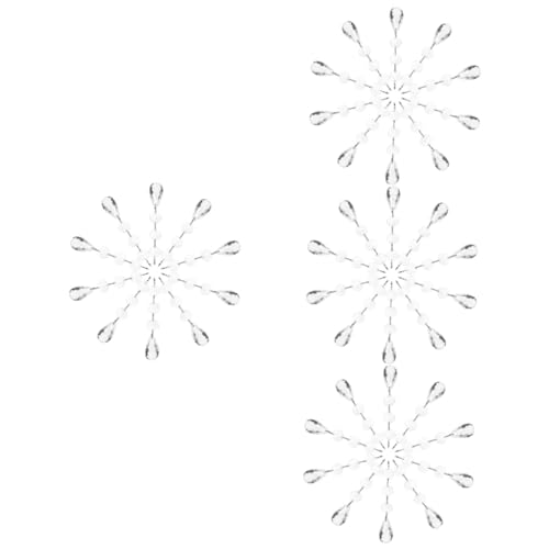 Mobestech 4 Sätze Teiliges Kristallpendant Transparente Hängende Dekoration Für Hochzeiten Partys Und Festlichkeiten Ornamente Für Deckenlampen Und Tischdekoration 30 Stück * 4 von Mobestech