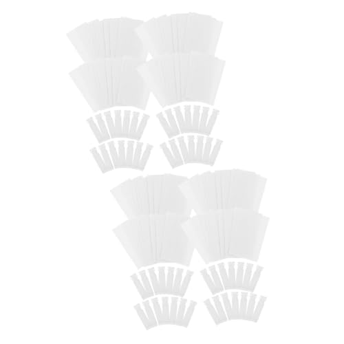 Mobestech 4 Sätze Vertikale Jalousien Reparatur Tabs Ersatz für Gebrochene Vertikale Blinds Stämme Kompatibel mit Meisten Jalousien Einfache Installation Transparentes Design für Vielseitige von Mobestech
