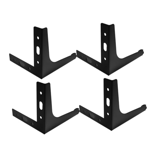 Mobestech 4 Stück Ersatzmöbelfüße Triangel Möbelbeine Stabile Tischbeine für Sofa Tv Schrank und Kommode Design Schwarz für Verschiedene Möbeltypen von Mobestech
