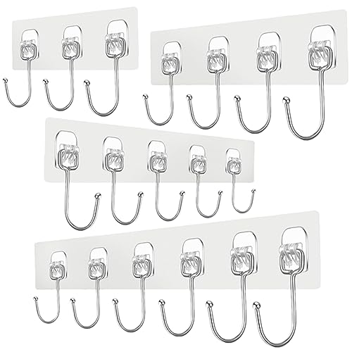 Mobestech 4 Stücke Multifunktionale Küchenhaken Hochleistungs Wandaufhänger für Geschirrtücher Badezimmer und Küche Installieren kein Bohren Erforderlich Mobestech 4 Stücke Multifunktionale Küchenhaken Hochleistungs Wandaufhänger für Geschirrtücher Badezimmer und Küche Installieren kein Bohren Erforderlich von Mobestech