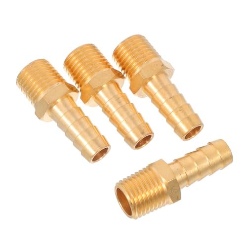 Mobestech 4 Stück Teiliges Messing Npt Barb Korrosionsbeständig Einsetzbar für Gartenbewässerung Industrie und Luftsysteme Einfache Montage Dank Gezacktem Barb-design Mobestech 4 Stück Teiliges Messing Npt Barb Korrosionsbeständig Einsetzbar für Gartenbewässerung Industrie und Luftsysteme Einfache Montage Dank Gezacktem Barb-design von Mobestech